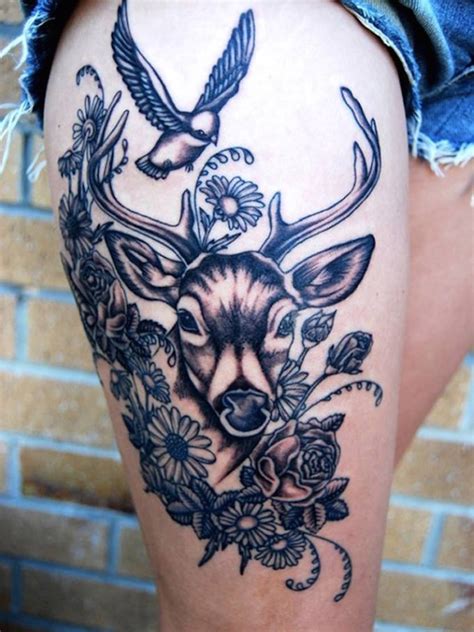 hot thigh tattoo|Hot thigh tattoos women